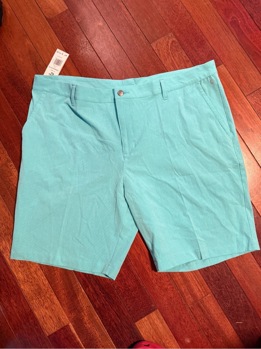 Adidas Ultimate365 Crosshatch Golf Shorts Men’s 42 Aqua Blue NWT $75 Retail